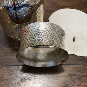NWT Chico’s hammered bangle bracelet